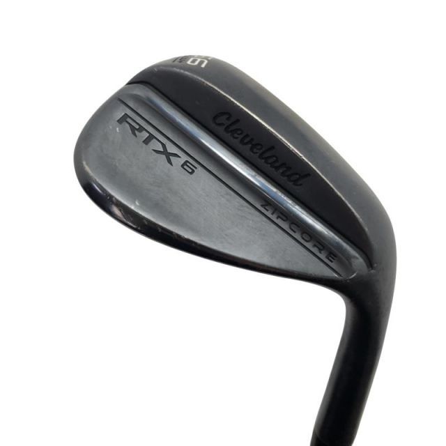 【中古】 クリーブランド Cleveland RTX-6 ZIPCORE ブラックサテン 56°/08° LOW+ ウェッジ WG Dynamic Gold (フレックスS) メンズ 男性用 右利き 右用 Cランク ゴルフクラブ