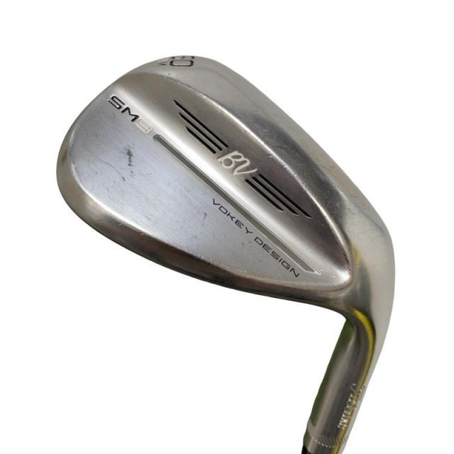 【中古】 タイトリスト VOKEY SPIN MILLED SM9 ツアークロム 60°/08°M ウェッジ WG BV 105 (フレックスその他) メンズ 男性用 右利き 右用 Cランク ゴルフクラブ