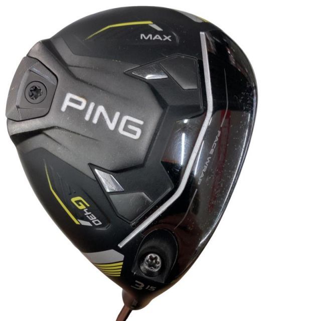 【中古】 ピン G430 MAX 3W フェアウェイウッド FW PING TOUR 2.0 BLACK 75(FW) (フレックスS) メンズ 男性用 右利き 右用 Cランク ゴルフクラブ