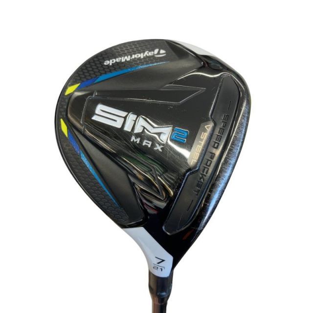 【中古】 テーラーメイド SIM2 MAX 7W フェアウェイウッド FW リシャフト (フレックスその他) メンズ 男性用 右利き 右用 Cランク ゴルフクラブ