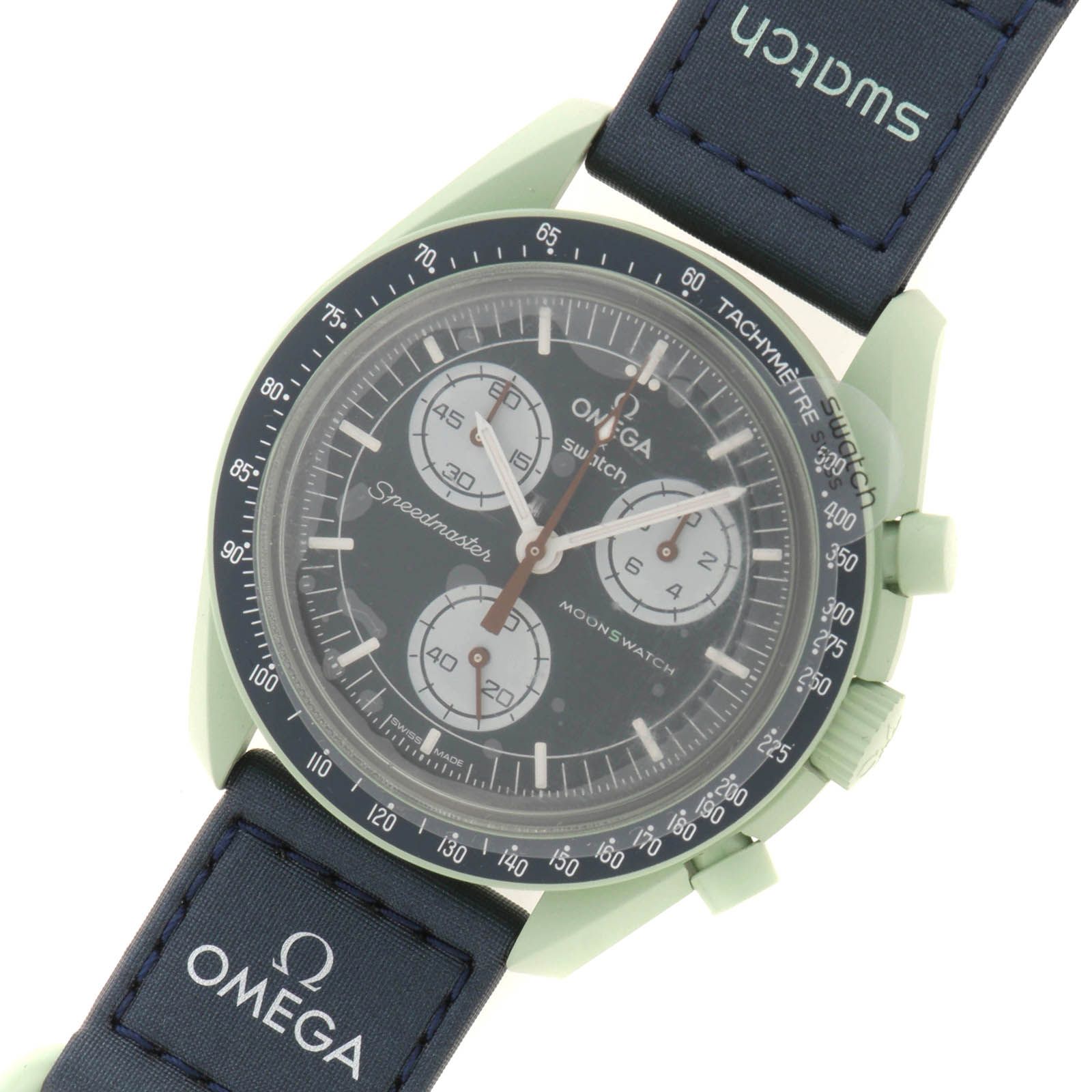 Swatch スウォッチ オメガ/スウォッチ ミッション オン アース ミント