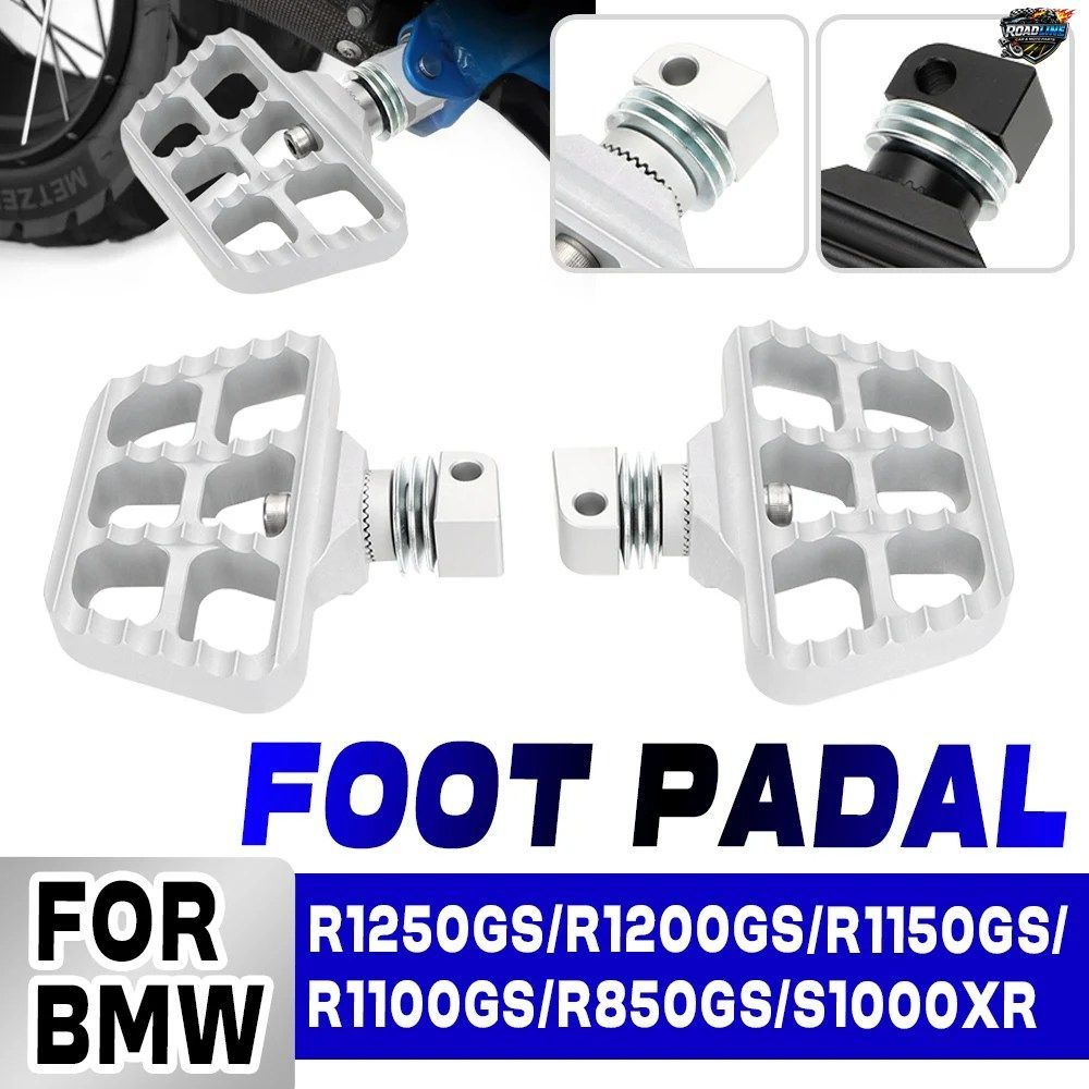 BMW R1250GS R1200GS LC ADV R1150GS R1100GS R850GS S1000XR 用オートバイ CNC フットペグ ペダル パッセンジャー フットレスト リア フッ