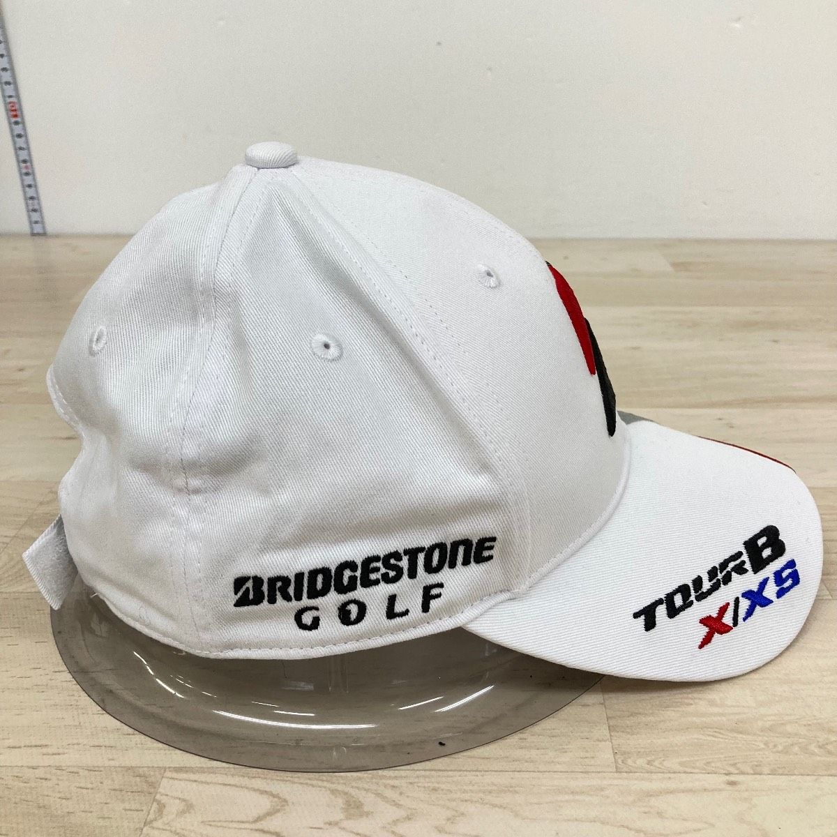 美品 BRIDGESTONE/ブリヂストン ゴルフキャップ ホワイト Bridgestone