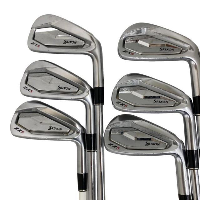 【中古】 ダンロップ SRIXON ZX5 6S アイアンセット IR NS PRO 950GH D.S.T (フレックスS) メンズ 男性用 右利き 右用 Cランク ゴルフクラブ