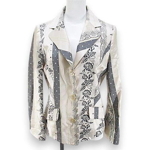 クリスチャンラクロワ CHRISTIAN LACROIX ジャケット 薄手 絹 シルク