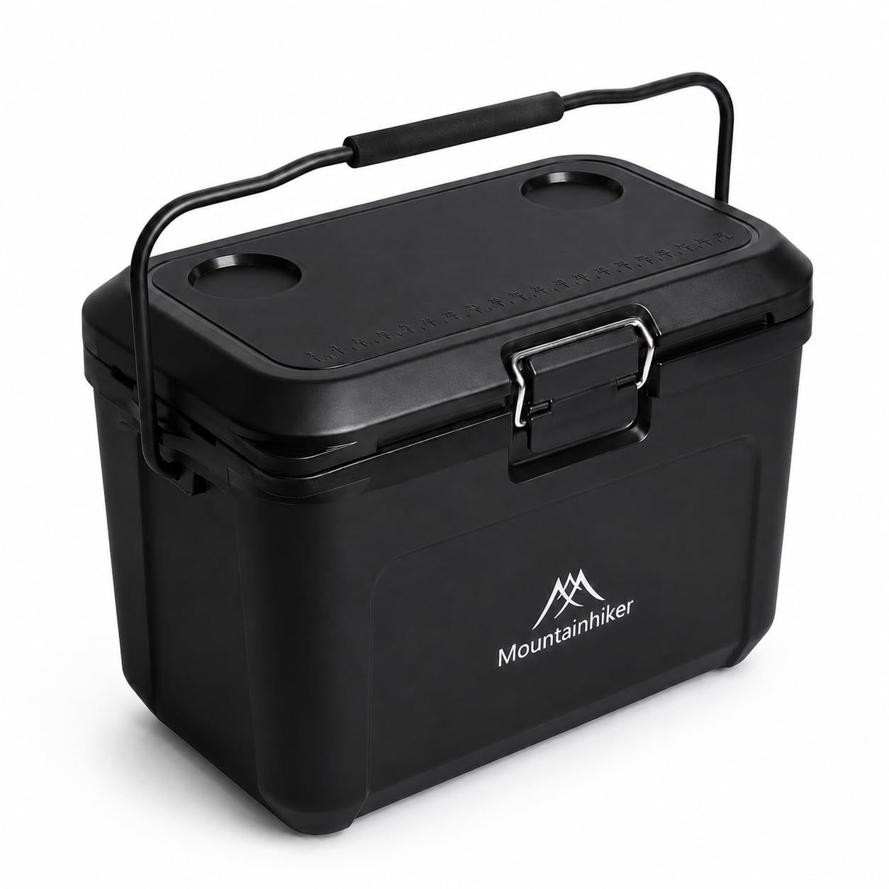 クーラーボックス 25L 保冷 保温 ハードクーラー 6面PU断熱構造 最長5日間保冷 48時間鮮度キープ 大容量 クーラーBOX 保冷ボックス 排水口付き カップホルダー ダブルロック ステンレスハンドル 食品グレードPP内装 アウトドア キャンプ 釣り B