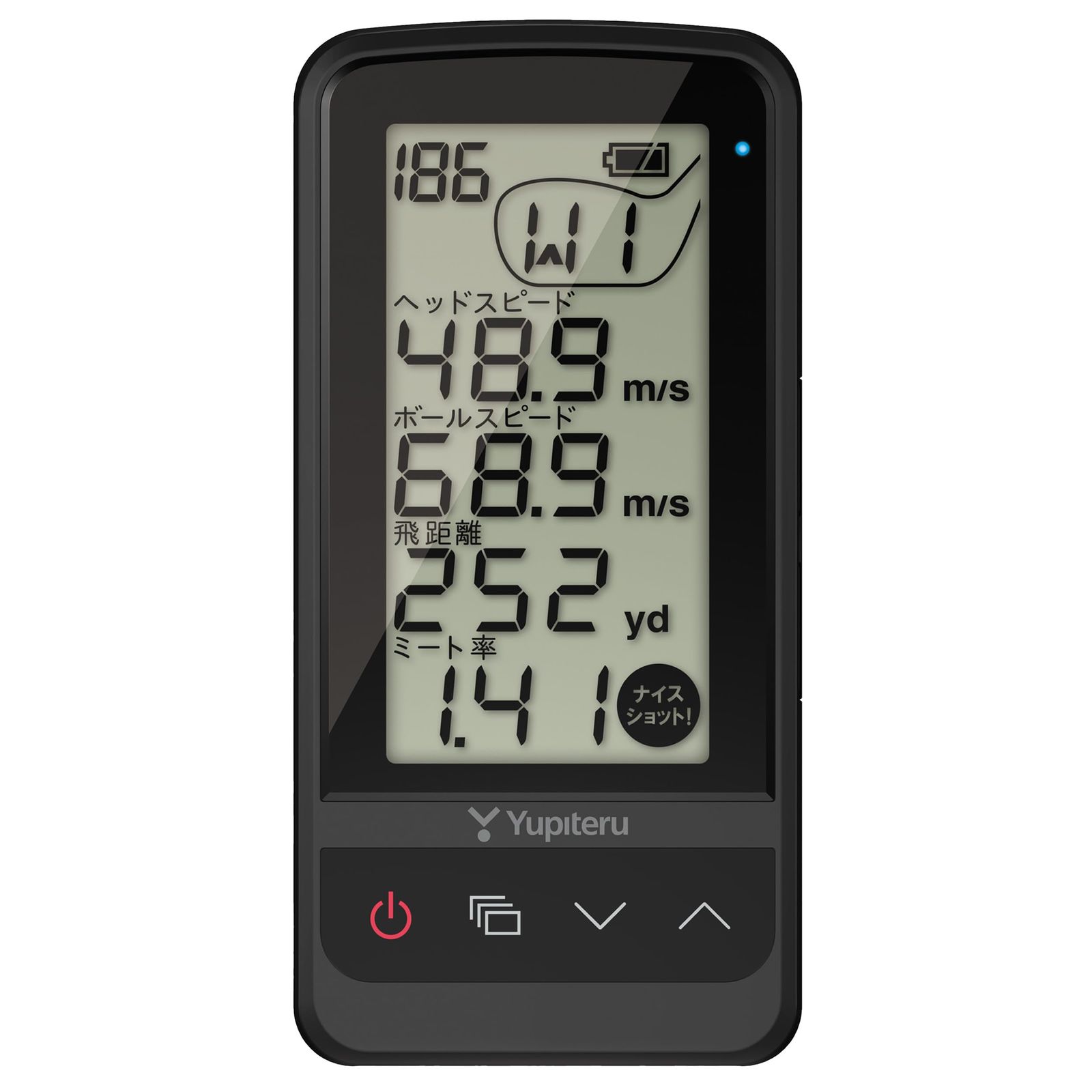 ユピテル(YUPITERU) スイング練習機 両利き Yupiteru GOLF GST-7 BLE ユニセックス 使用可能時間:満充電時約10時間 本体サイズ:124mm(D)×60mm(W)×18mm(H) ブラック