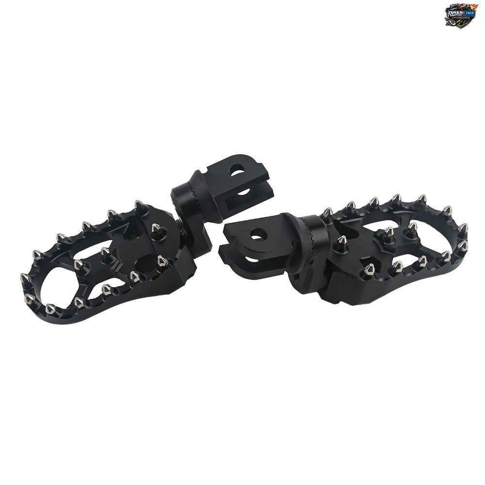 BMW R1250R R1250RS R 1250RS R 1250 R オートバイ用フロントフットペグペダル 360°回転調整可能フットペグ 滑り止めフットレスト