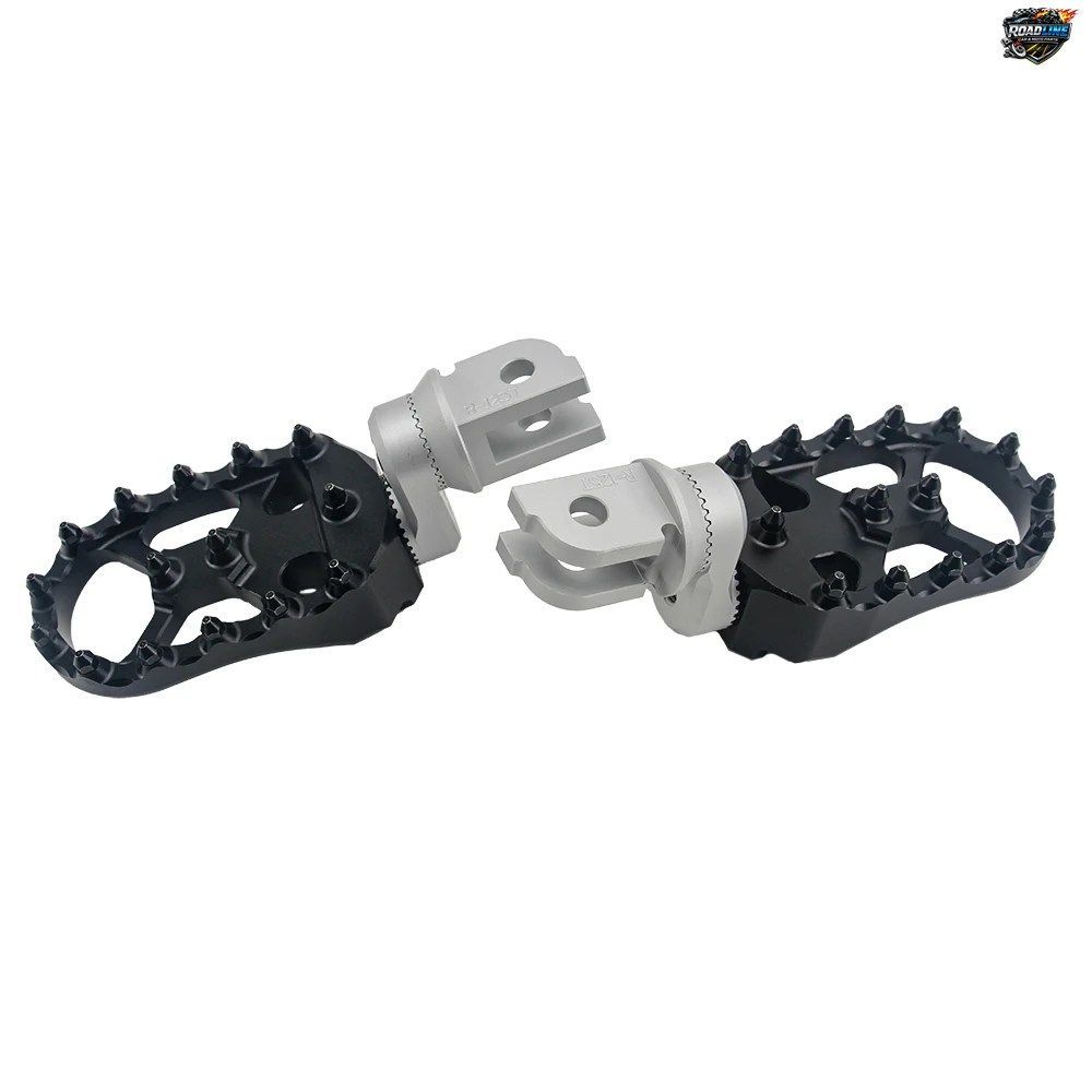 BMW R1250R R1250RS R 1250RS R 1250 R オートバイ用フロントフットペグペダル 360°回転調整可能フットペグ 滑り止めフットレスト