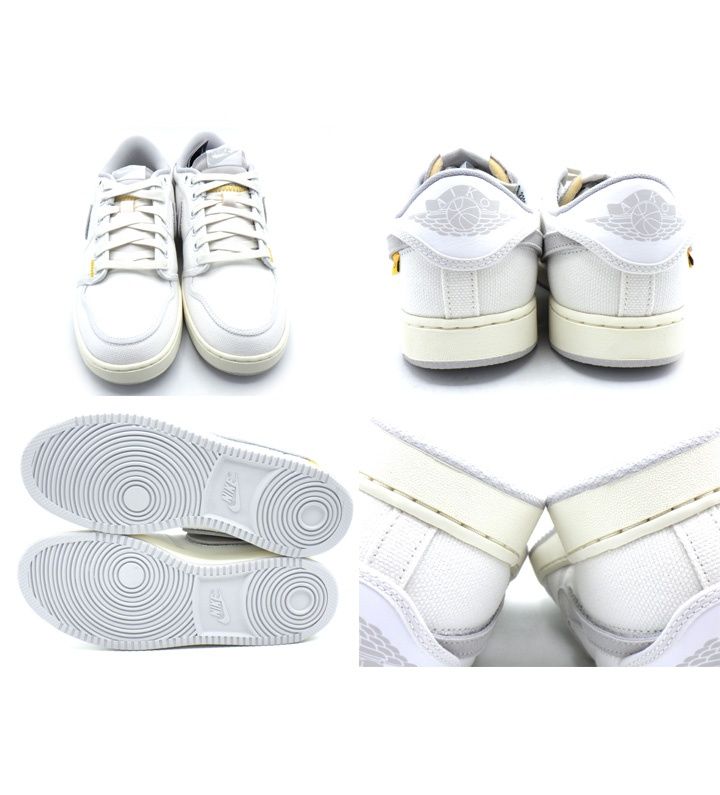 ナイキ NIKE × ユニオン UNION 【 AIR JORDAN 1 LOW KO White Canvas
