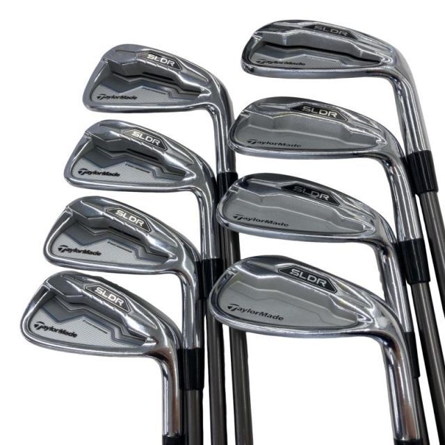 【中古】 テーラーメイド SLDR 8S アイアンセット IR TM7-214 (フレックスR) メンズ 男性用 右利き 右用 Cランク ゴルフクラブ