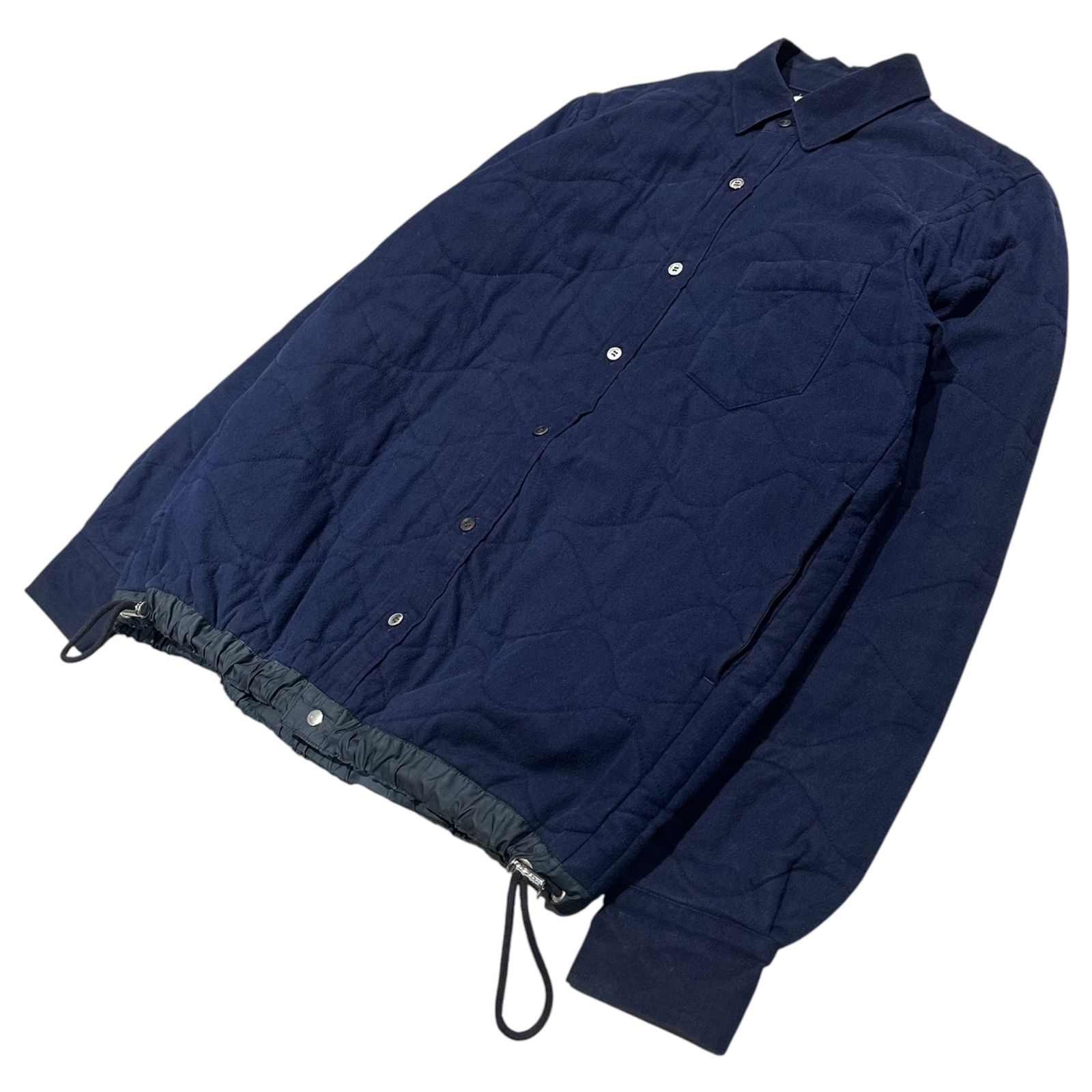 sacai(サカイ) 2016AW Quilted Drawstring Shirt Jacket キルティング