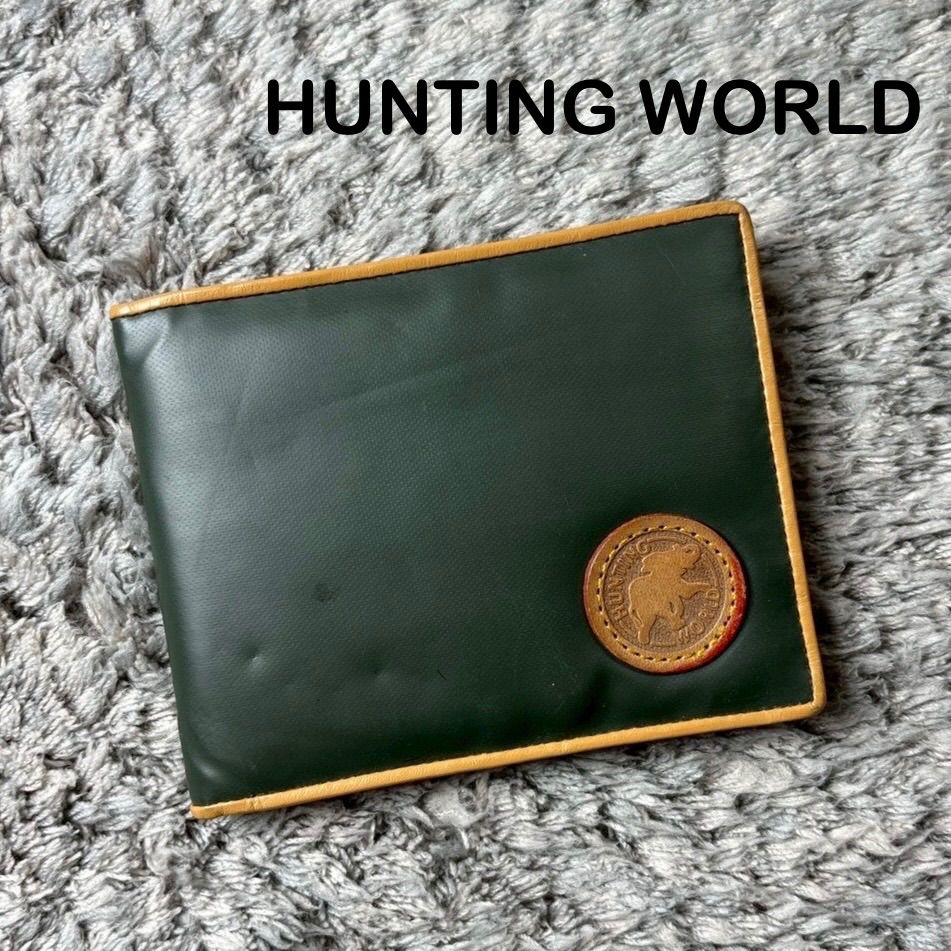 HUNTING WORLD ハンティングワールド 二つ折り財布 バチュークロス