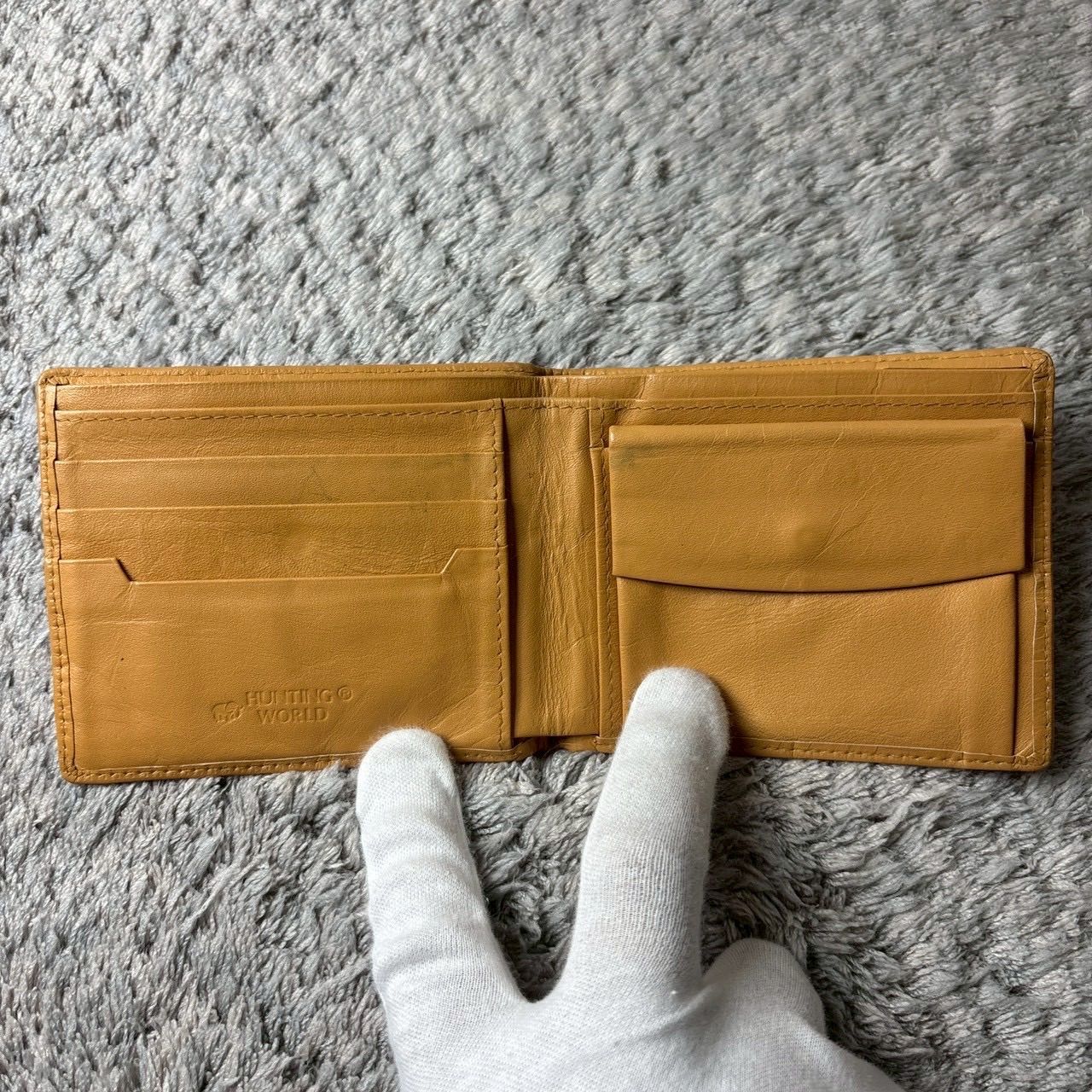 HUNTING WORLD ハンティングワールド 二つ折り財布 バチュークロス