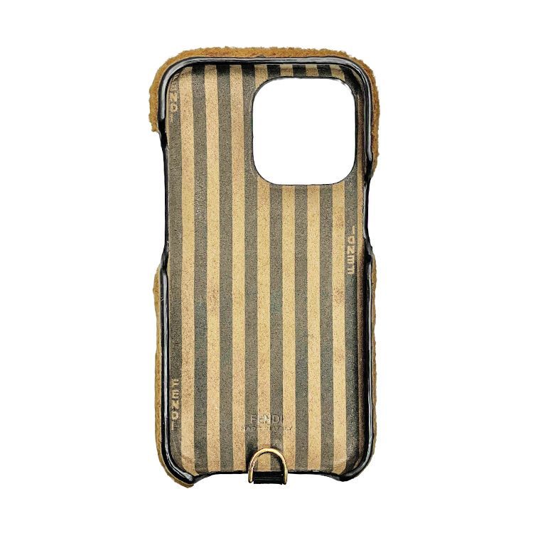 FENDI iPhoneケース FFロゴ ブラウン FENDI フェンディ FFロゴ iPhone 15 ケース iPhoneケース iPhoneカバー
