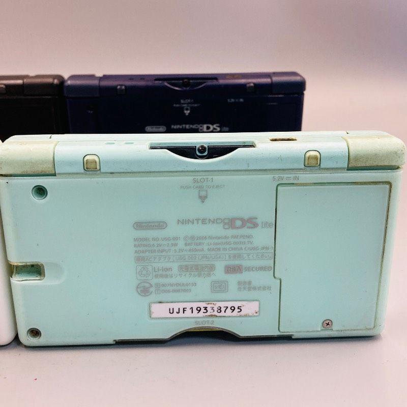 ジャンク】【4台まとめセット】ニンテンドー DS Lite 本体 クリムゾン
