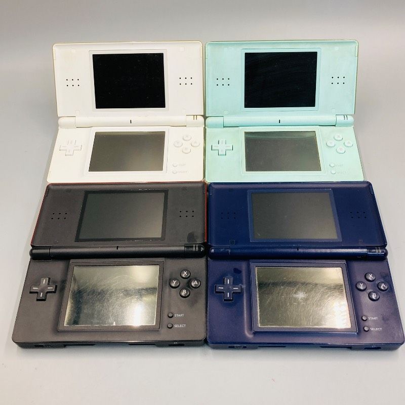 ジャンク】【4台まとめセット】ニンテンドー DS Lite 本体 クリムゾン