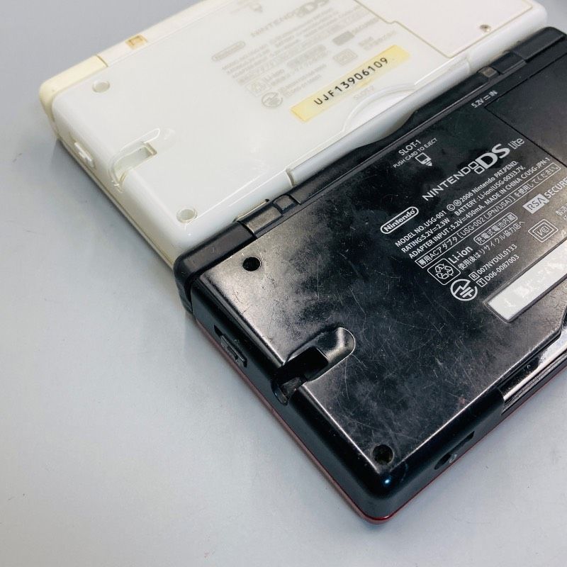ジャンク】【4台まとめセット】ニンテンドー DS Lite 本体 クリムゾン
