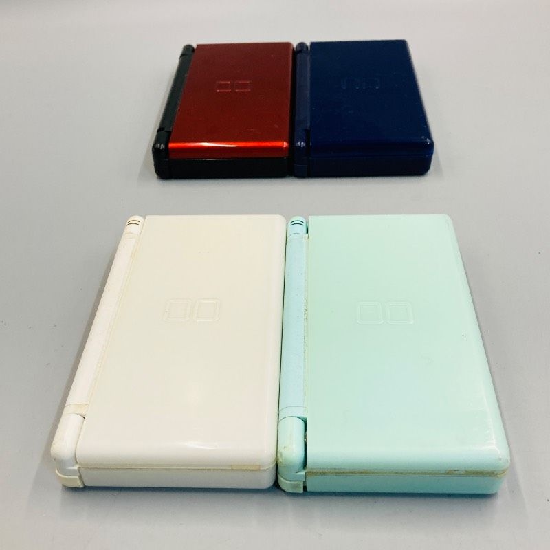 ジャンク】【4台まとめセット】ニンテンドー DS Lite 本体 クリムゾン