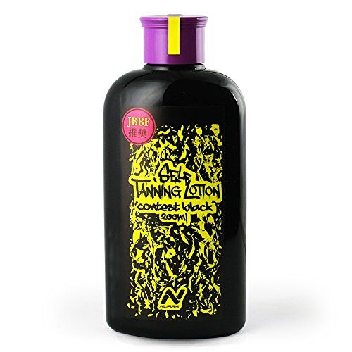 プロ仕様　JBBF推奨品　セルフタンニングローション　コンテストブラック　200ml ナーブスローション01mt 1d007c75