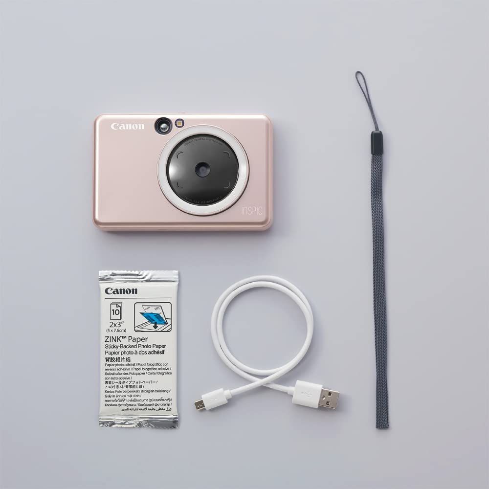 キヤノン Canon インスタントカメラプリンター iNSPiC ZV-223-PK 写真用 ピンク 小 [単品]