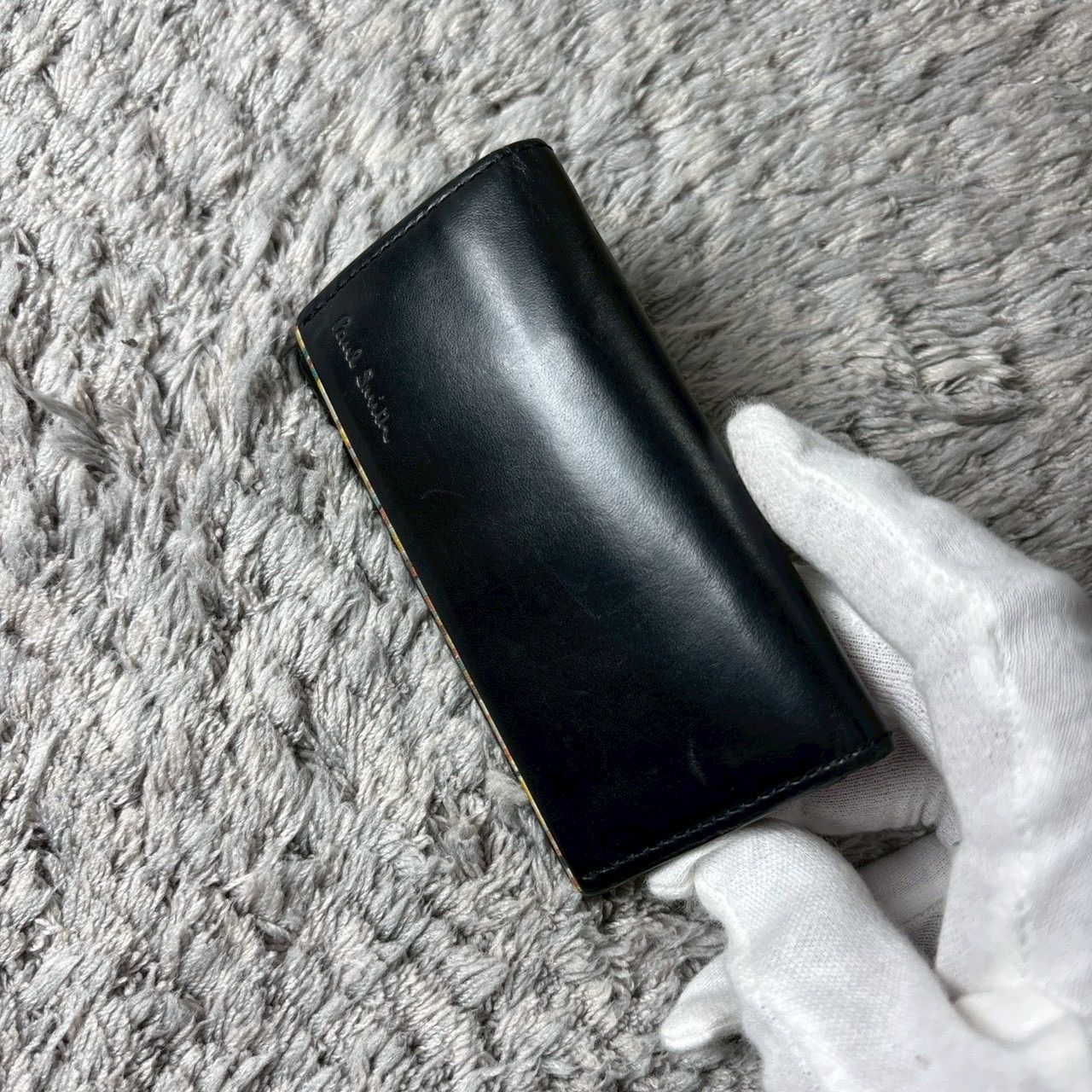 Paul Smith ポールスミス キーケース 4連 マルチストライプ レザー