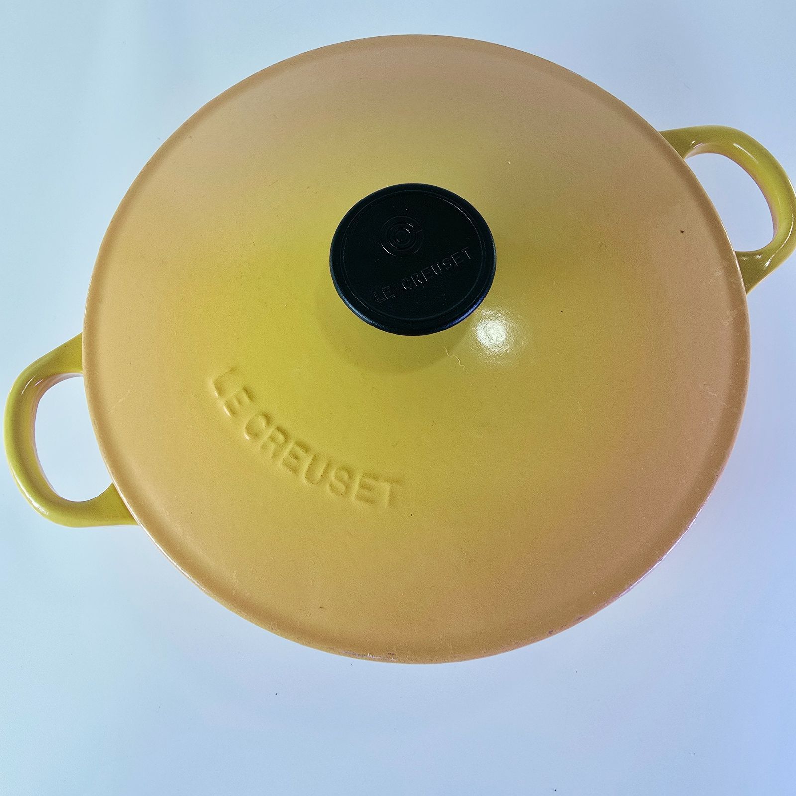 ル・クルーゼ　マルミット　24㎝　ソレイユ CREUSET 両手鍋 クルーゼ イエロー 鍋