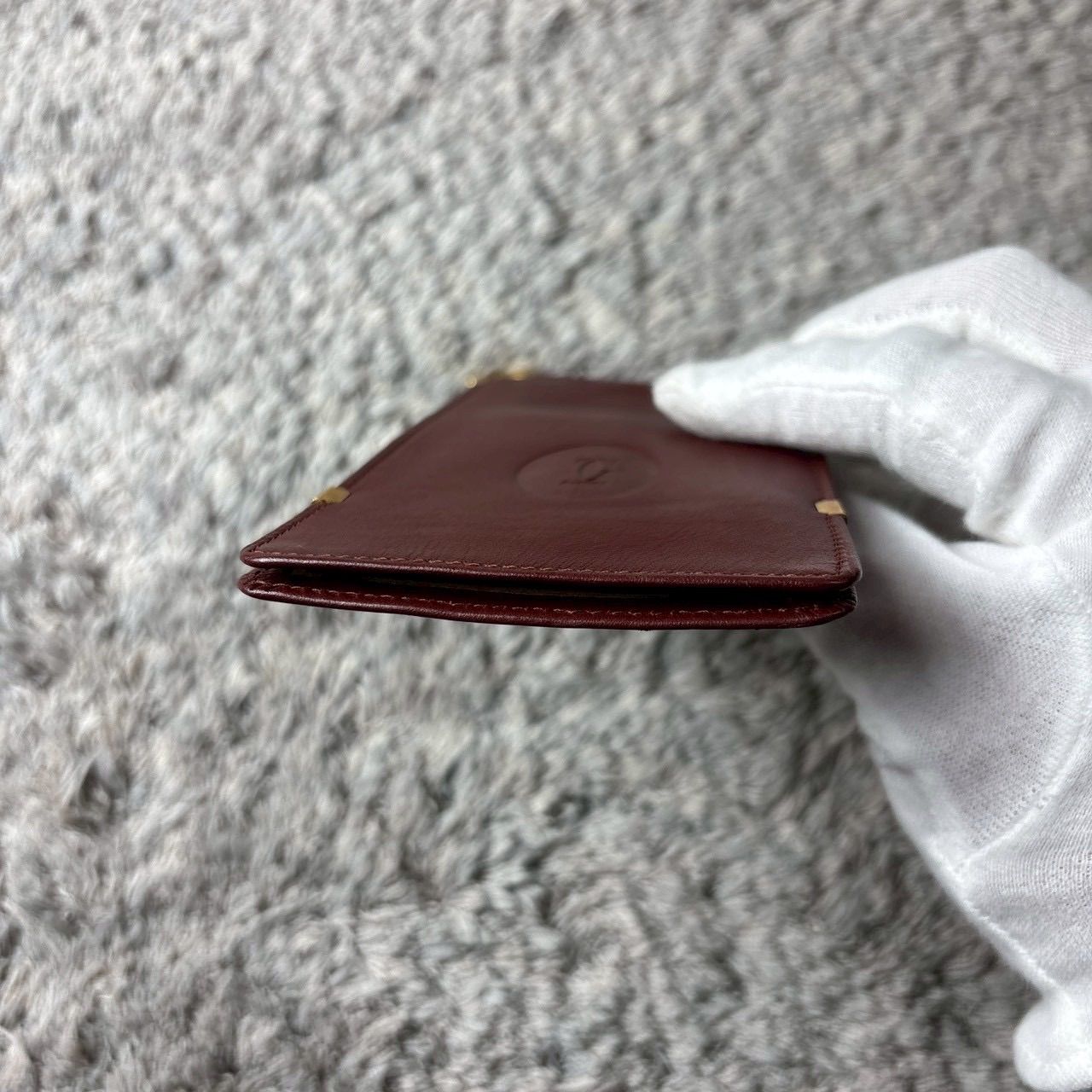 Cartier カルティエ メガネケース ペンケース マストライン レザー