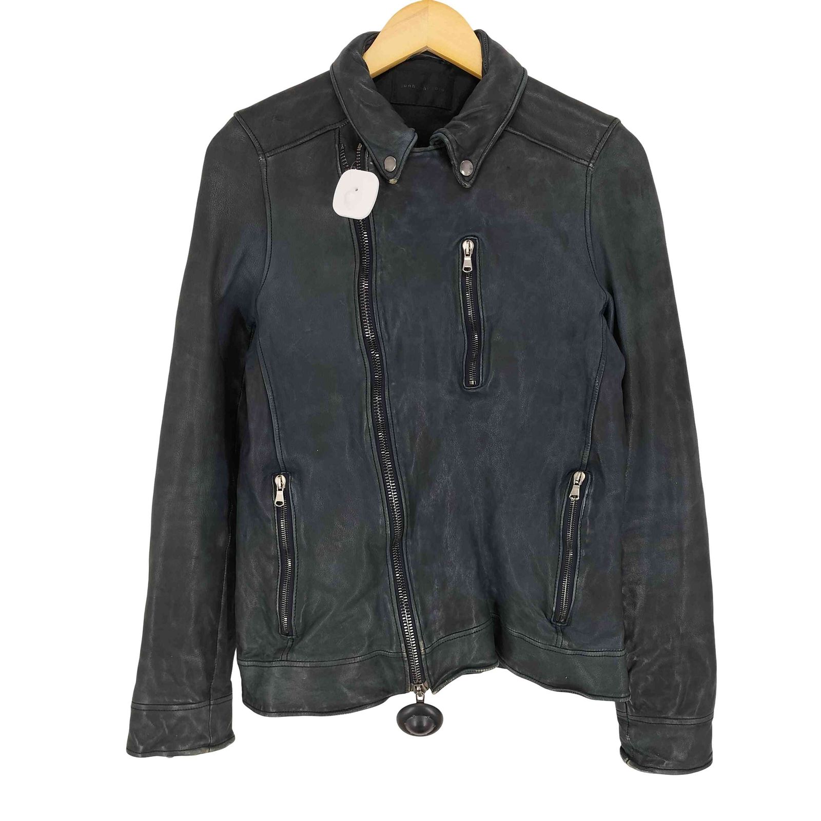 ジュンハシモト junhashimoto lamb leather GD W INNER RIDERS メンズ