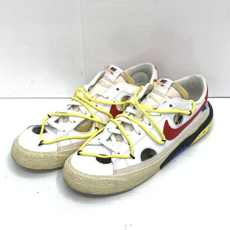【中古】OFF-WHITE×NIKE BLAZER LOW 30cm DH7863-100 オフホワイト × ナイキ[92]