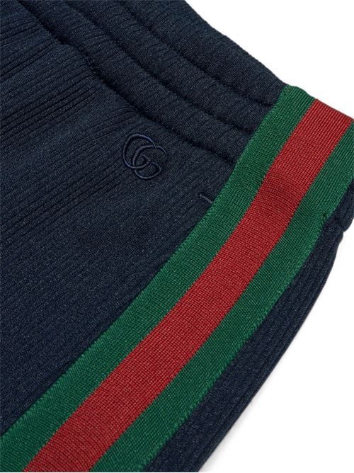 GUCCI コットンブレンドワイドレッグパンツ 送料無料