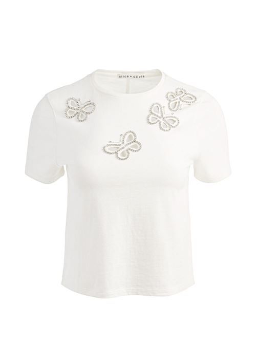 ALICE+OLIVIA CINDY カットアウト Tシャツ 送料無料