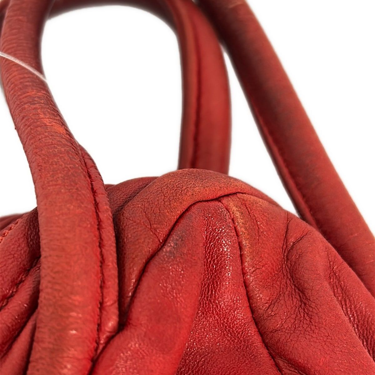 LOEWE(ロエベ) ハンドバッグ - レッド ミニバッグ レザー - メルカリ