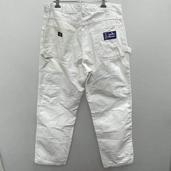 中古】Dickies×Sherwin Williams ペインターパンツ サイズ34×32 白