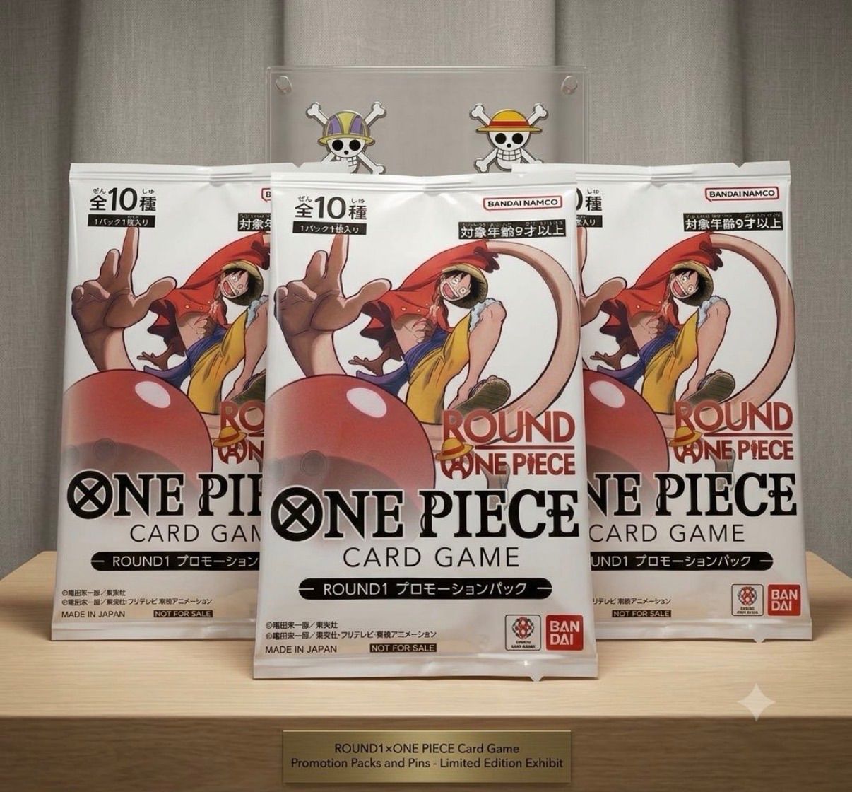 ⭐️ONE PIECE カードゲーム ROUND1 プロモーションパック 3パック 未