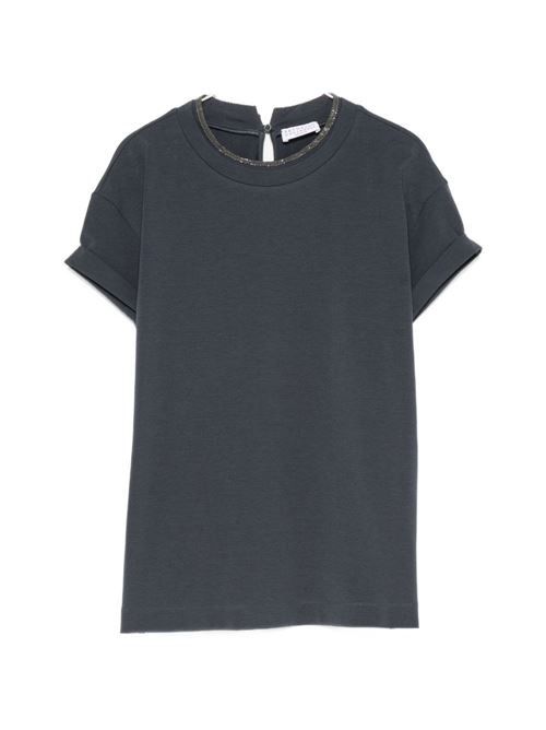 BRUNELLO CUCINELLI コットン Tシャツ 送料無料