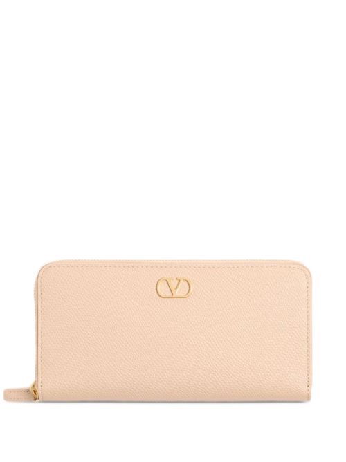 VALENTINO GARAVANI Vロゴ シグネチャー レザー ウォレット 送料無料