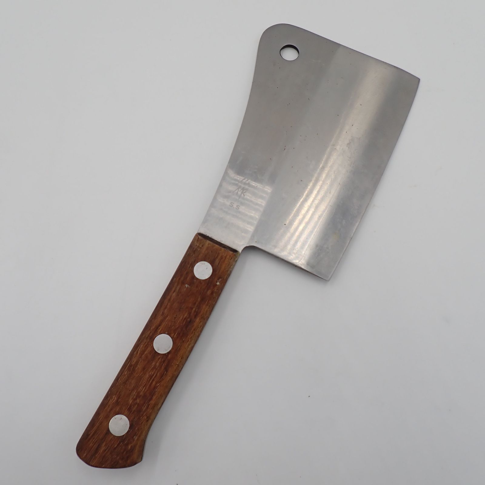 送料無料 正広作 ローズ チョッパー 日本鋼 中華包丁 全長30.5cm 刃長