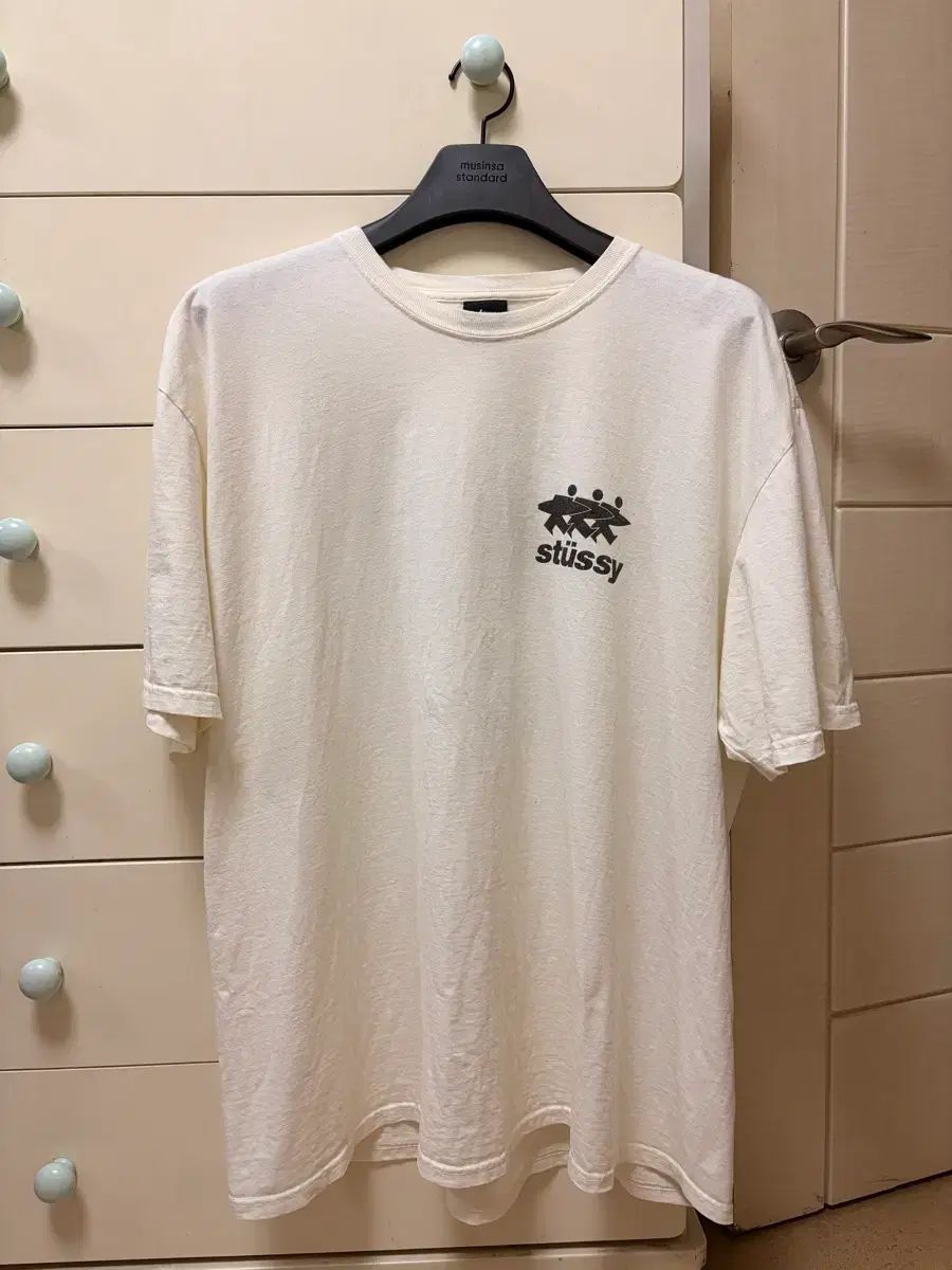 STUSSY サーフウォーク ピグメント ダイド Tシャツ ナチュラル XL