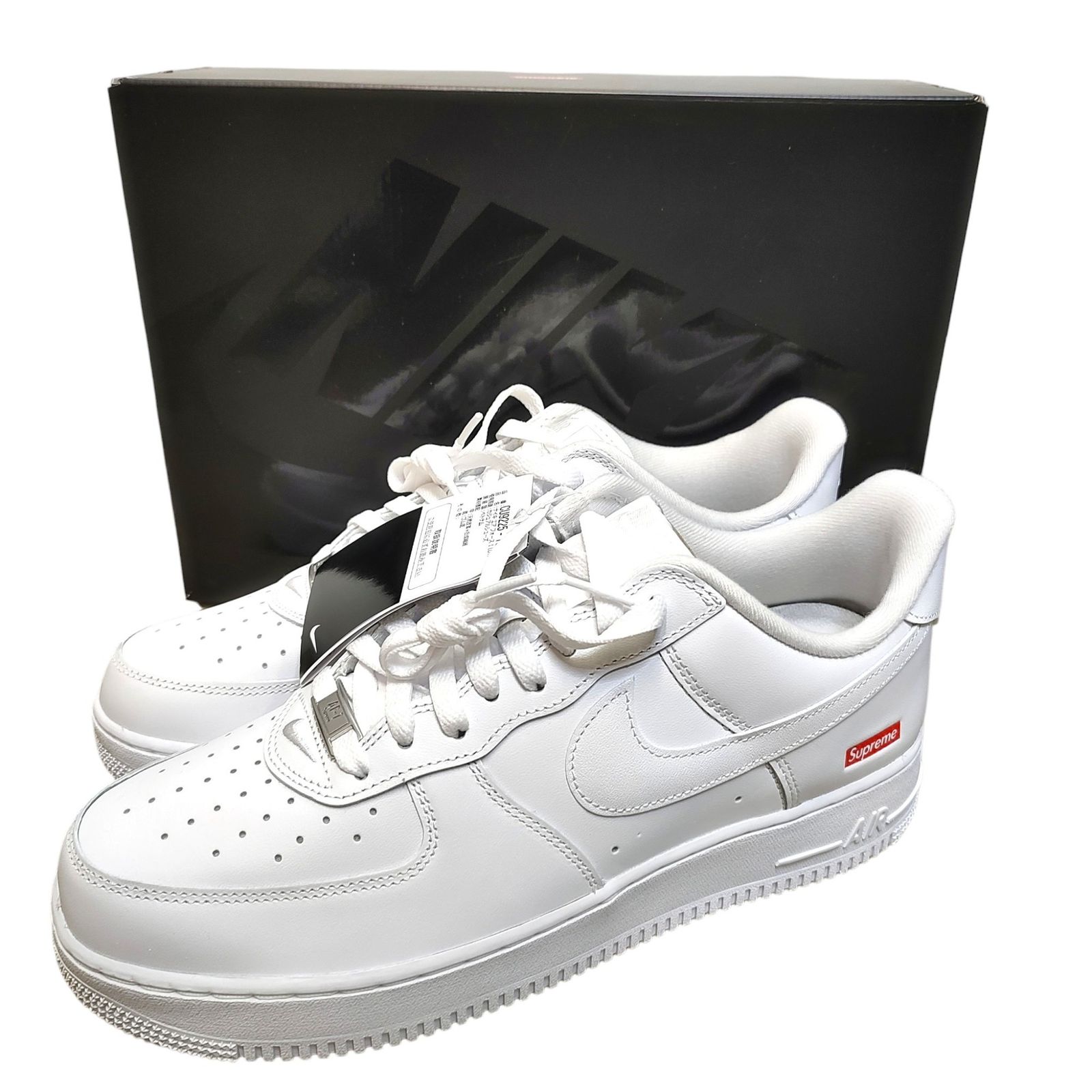 【26cm中古】Supreme ✕ ナイキ エアフォース1 ロー ホワイト NIKE ナイキ x Supreme シュプリーム Air Force 1 Low White エア