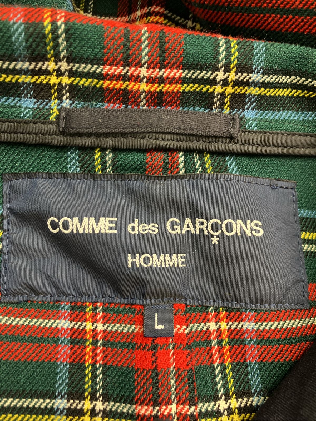 COMME des GARÇONS コムデギャルソン ダッフルコート L ブラック