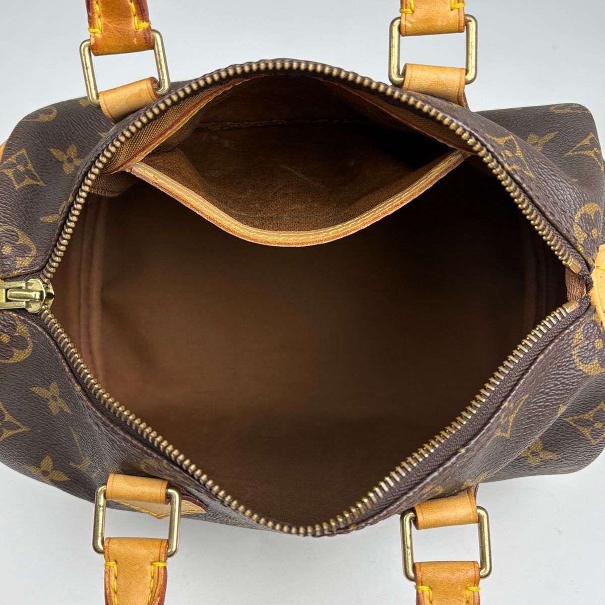 ルイ・ヴィトン Louis Vuitton スピーディ25 ハンドバッグ モノグラム ブラウン M41528 レディース 【中古】