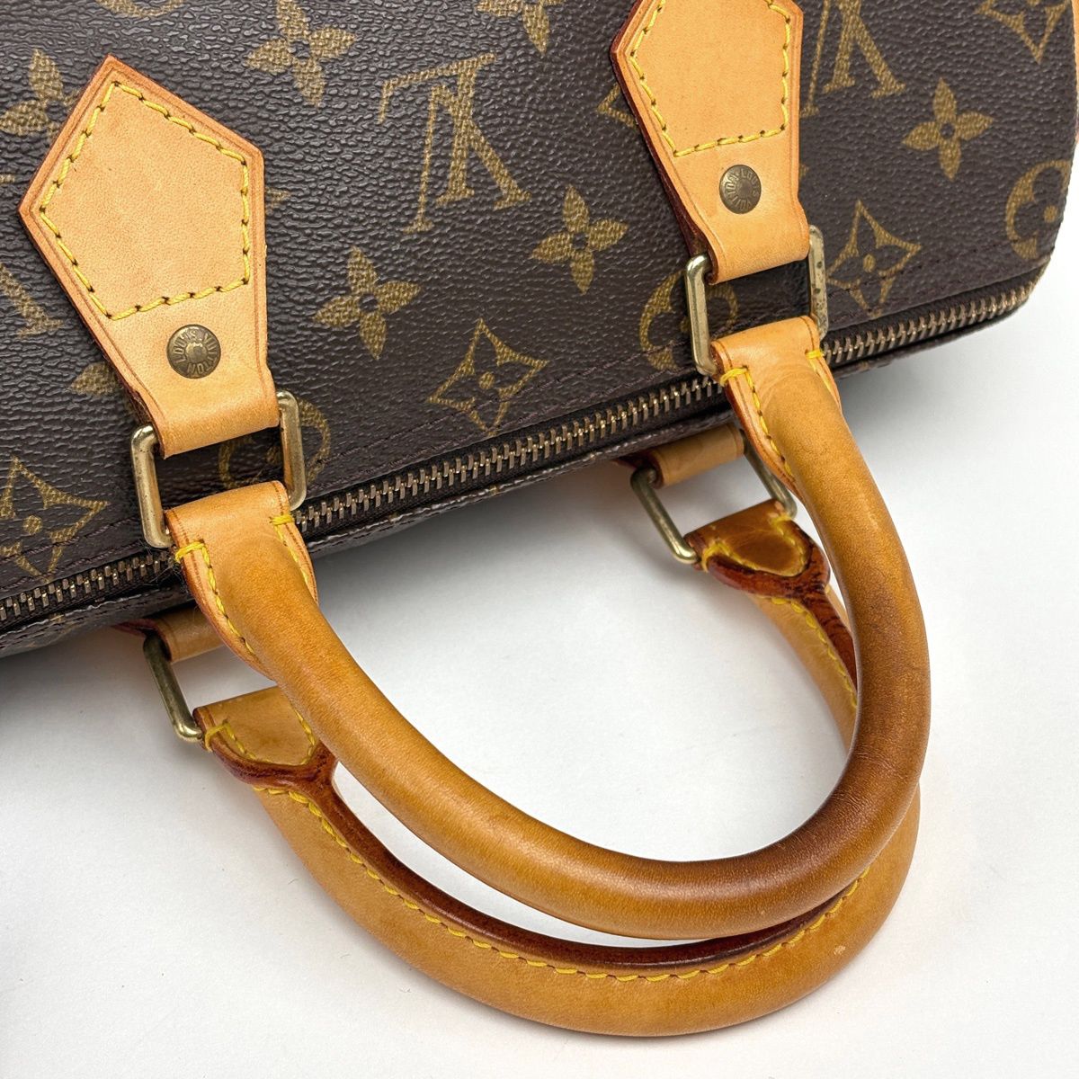 ルイ・ヴィトン Louis Vuitton スピーディ25 ハンドバッグ モノグラム ブラウン M41528 レディース 【中古】