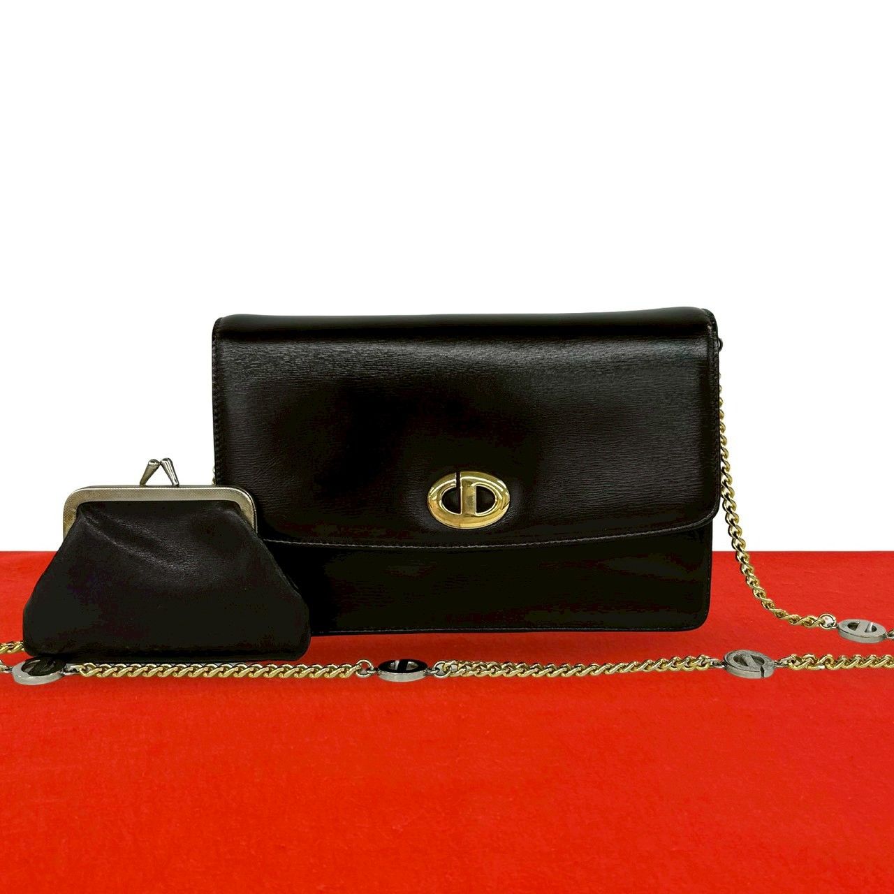 極 美品 Christian Dior クリスチャンディオール ヴィンテージ CD ロゴ