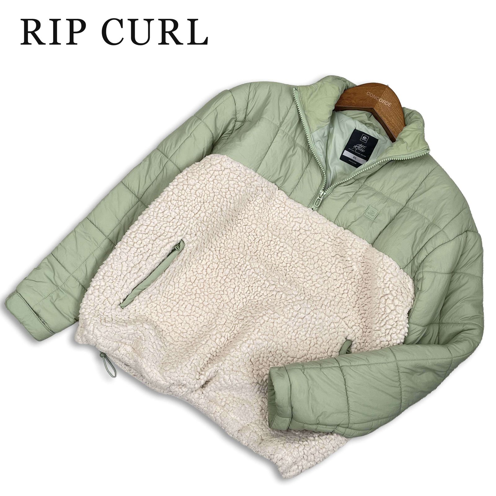 RIP CURL リップカール 秋冬☆ ボア 中綿 切替 ナイロン ブルゾン