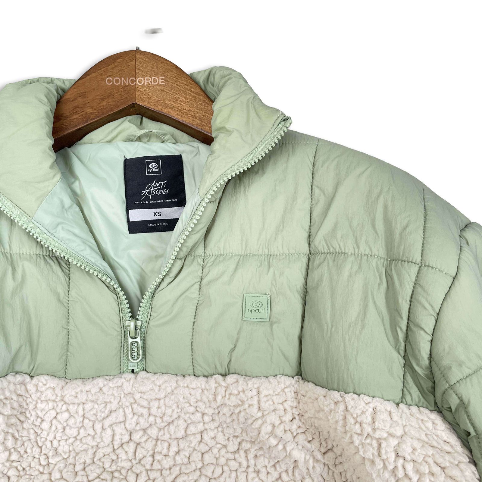 RIP CURL リップカール 秋冬☆ ボア 中綿 切替 ナイロン ブルゾン