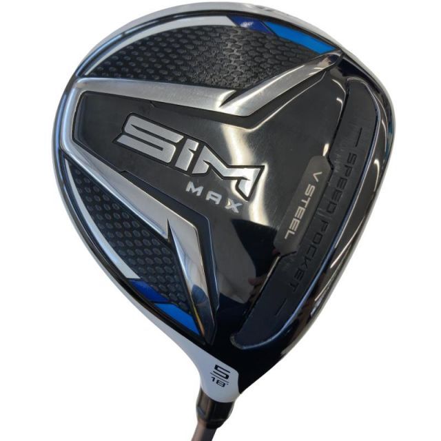 【中古】 テーラーメイド SIM MAX 5W フェアウェイウッド FW Speeder 661 EVOLUTION VI (フレックスS) メンズ 男性用 右利き 右用 Cランク ゴルフクラブ