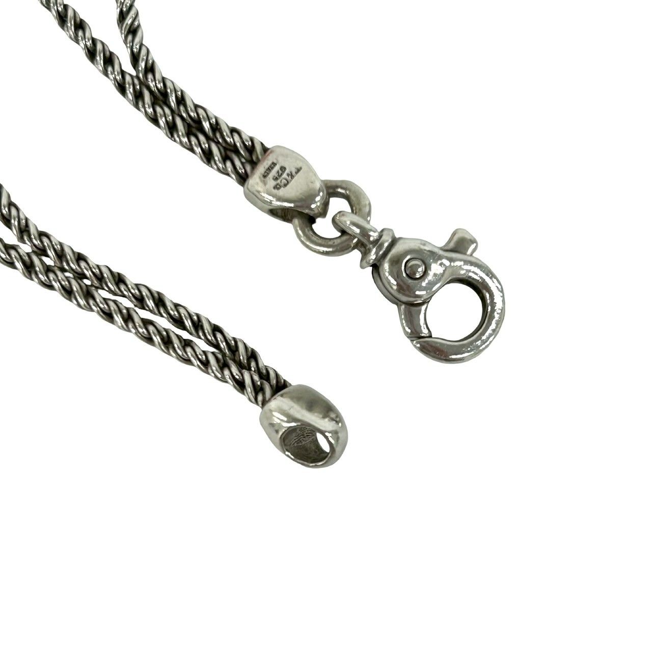 極 美品 TIFFANY&Co. ティファニー ダブルロープ センターノット