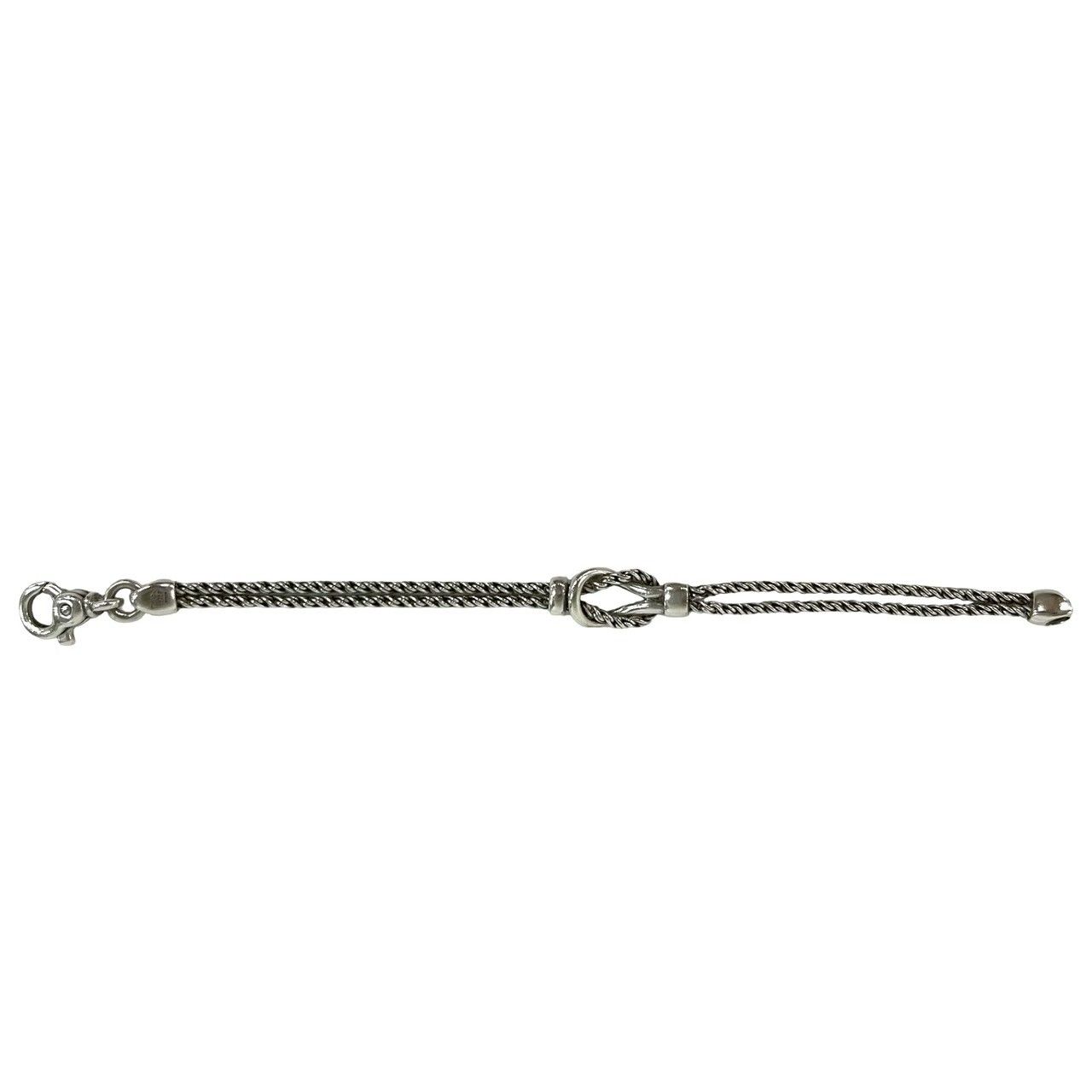 極 美品 TIFFANY&Co. ティファニー ダブルロープ センターノット
