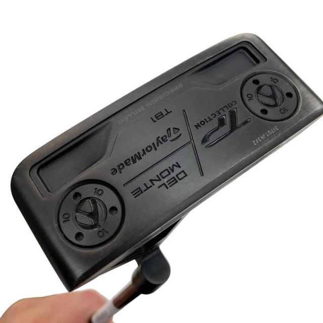 【中古】 テーラーメイド TP COLLECTION BLACK DEL MONTE TB1 34インチ パター PT スチール (フレックスその他) メンズ 男性用 右利き 右用 Cランク ゴルフクラブ